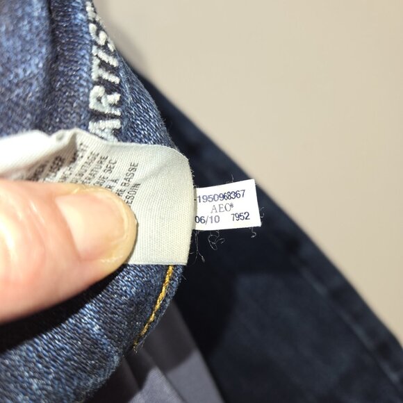 American Eagle Artist Jeans 4 L 29 X 34 Medium Wash 7952 Boot Cut Womens Stretch - Picture 6 of 11